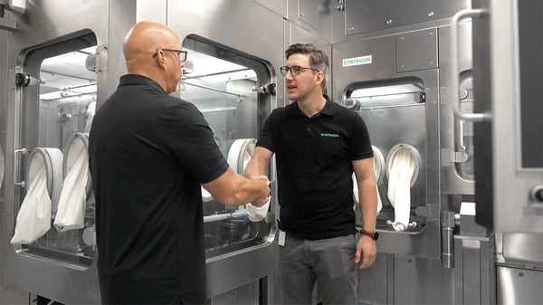 Tom Merola, Director Engineering & Maintenance at Alcami, and Marc Wilhelms, Business Development Director North America at Syntegon