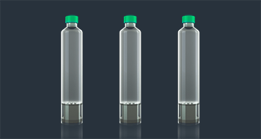 Single RTU cartridge for pharmaceutical filling solutions, part of Syntegon's packaging type selection process for tailored solutions