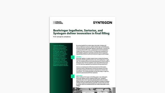 Case Study Sartorius x Boehringer