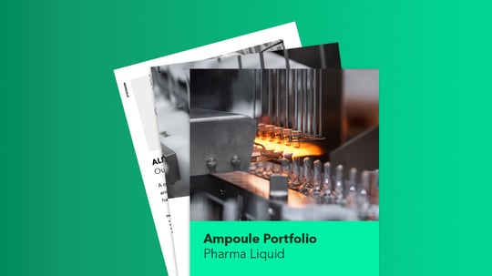 Ampoule fill-finish portfolio brochure