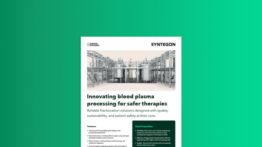 Blood plasma guide for fractionation planning
