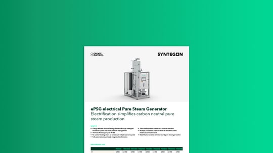 Pure Steam generation flyer