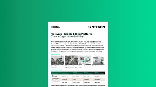 Versynta FFP flyer