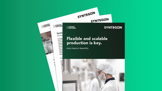 RDA assembly success story for flexible Auto-Injector formats