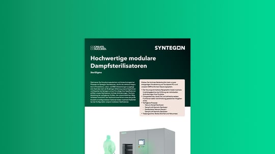 SteriSigma Broschüre für die modulare Sterilisatorplanung